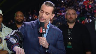 CM Punk commentary on The Rock and Cody Rhodes at WrestleMania XL Kickoff  #cmpunk #codyrhodes