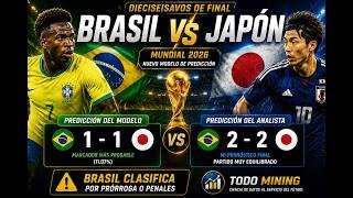 🇧🇷 Brazil vs Japan 🇯🇵 | The model says 1-1… but my analysis sees a different match | 2026 World Cup