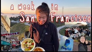 A Week in San Francisco pt.1 | food, tech company tours, friends