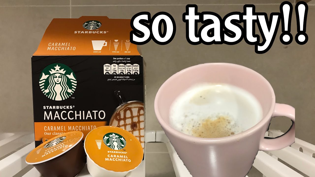 How to use Starbucks Macchiato pods, Caramel Macchiato