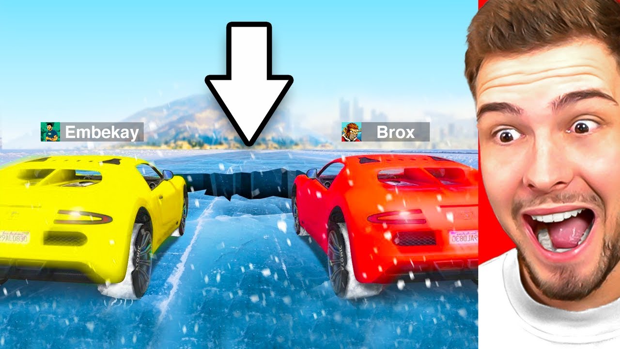 Das SCHWERSTE OFFROAD EIS RENNEN in GTA 5!