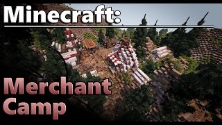 Minecraft: Building a Medieval Merchant Camp