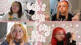 Dyeing My Hair Pink!!