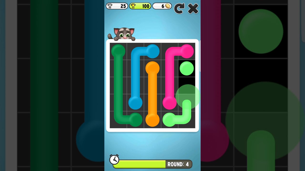 My talking Tom connect gameplay