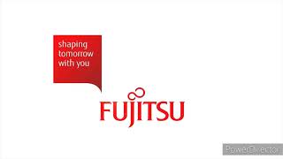 Fujitsu Logo "Shaping Tomorrow With You"