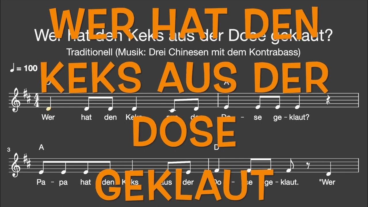 Klatsch Spiel Wer Hat Den Keks Aus Der Dose Geklaut www.youtube.com
