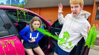 My Sister THREW UP All Over Me!