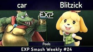 Exp Car King K Rool Vs Blitzick Isabelle Pools Ssbu Ultimate Tournament
