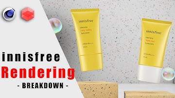 Part 2 Rendering Breakdown | innisfree | Cinema 4D + Redshift | 3D Product Visualization
