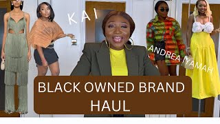 Must have Black owned fashion brand haul. Andrea iyamah, Kai collective,