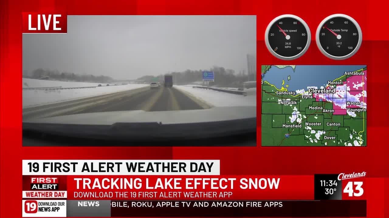 19 First Alert Weather Day: Tracking lake effect snow through Friday ...