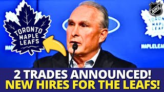 TRADES IN TORONTO! LEAFS HIRING 2 PLAYERS! NEW REINFORCEMENTS FOR CRAIG BERUBE! MAPLE LEAFS NEWS