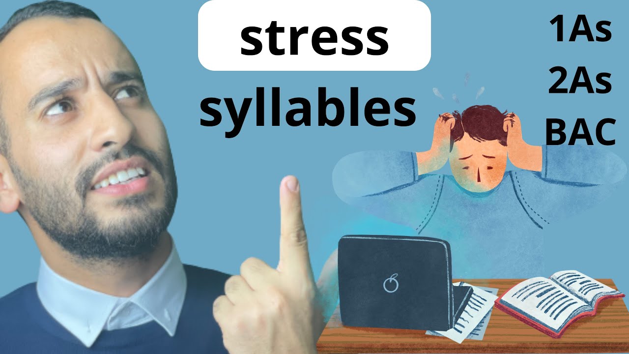 درس الشدة في الانجليزية stressed syllable لجميع المستويات باك اولى وثانية ثانوي  english bac