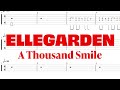 ELLEGARDEN - A Thousand Smiles【ギター&amp;ベースTAB譜】【練習用】【tab譜】