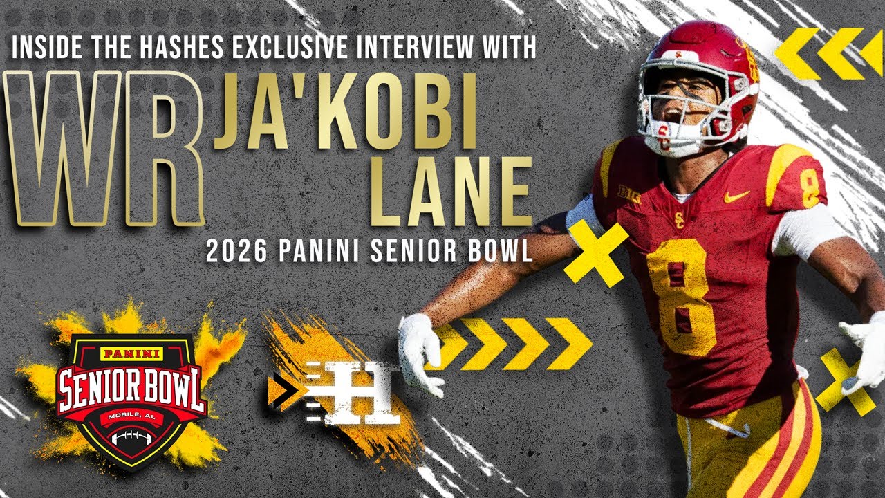 Exclusive: USC WR Ja'Kobi Lane on 2026 Panini Senior Bowl | Inside The Hashes
