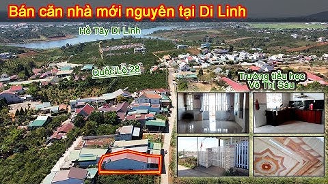 DiLinhBDS - Nhà Di Linh, căn nhà xây trên đất 6mX27m với 100 thổ cư còn mới nguyên, gần mọi tiện ích
