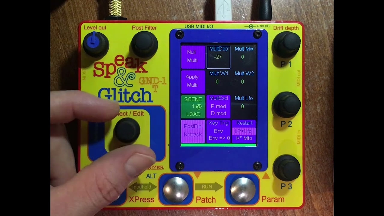 GND-1T examples of some of the morph and drift features
