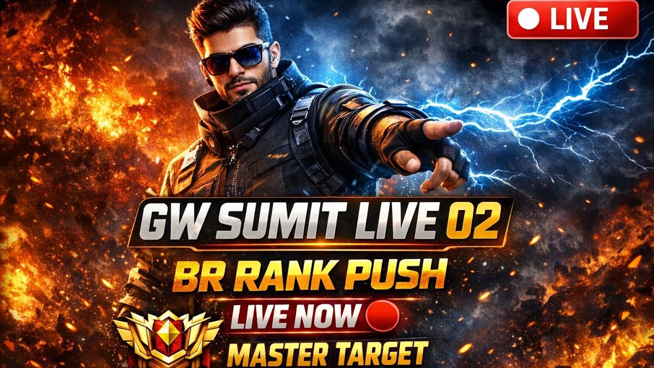 FREE FIRE LIVE 🔴 | BR Rank Push 🔥 | CS Rank Gameplay | GW SUMIT LIVE # ...