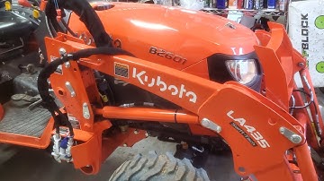 Kubota B2601 3rd function kit update.