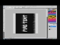 Adobe photoshop tutorial  how to make fire text