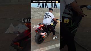 Top 3 Most Powerful Exaust Sound Bikes In india 😯 #bike #shorts