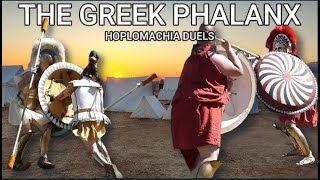 The Greek Phalanx - Hoplomachia Duels // Hoplite Fighting