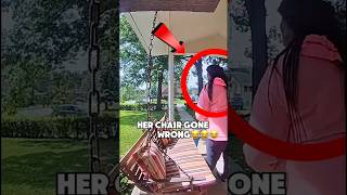 She Didn’t Notice the Chair… Worst Timing Ever 😳