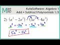 Master Adding & Subtracting Polynomials with Free Algebra 1 Worksheet โ๏ธ