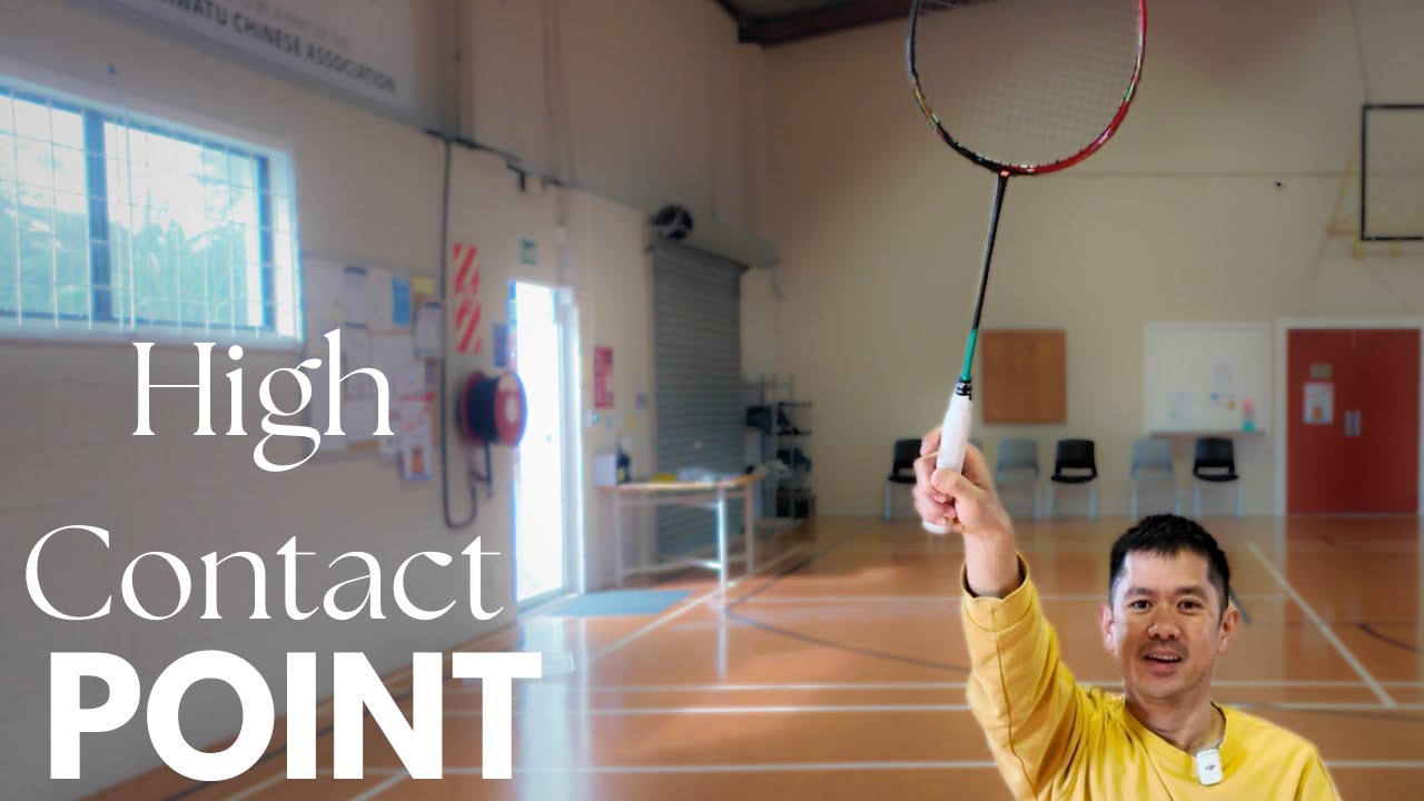 Освойте высокие точки контакта для мощных ударов в бадминтоне!