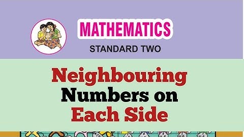 Mathematics | Neighbouring Numbers on Each Side | Std 2 | Maharashtra State Board