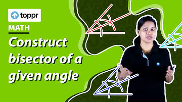 Construct bisector of a given angle | Lines and Angles | Class 7 Maths