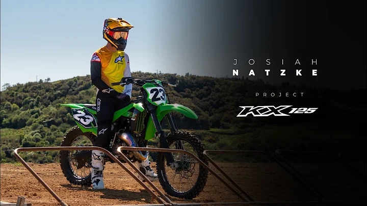 Kawasaki KX125 2 stroke action RAW! Josiah Natzke Rips
