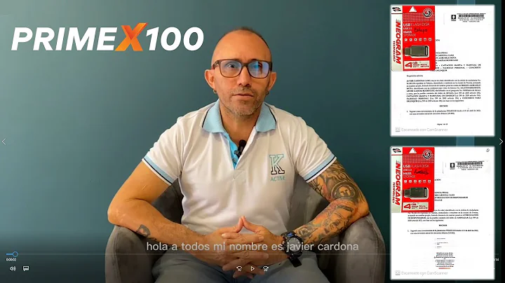 PRIMEX100  Javier Cardona muestra DENUNCIA contra ...