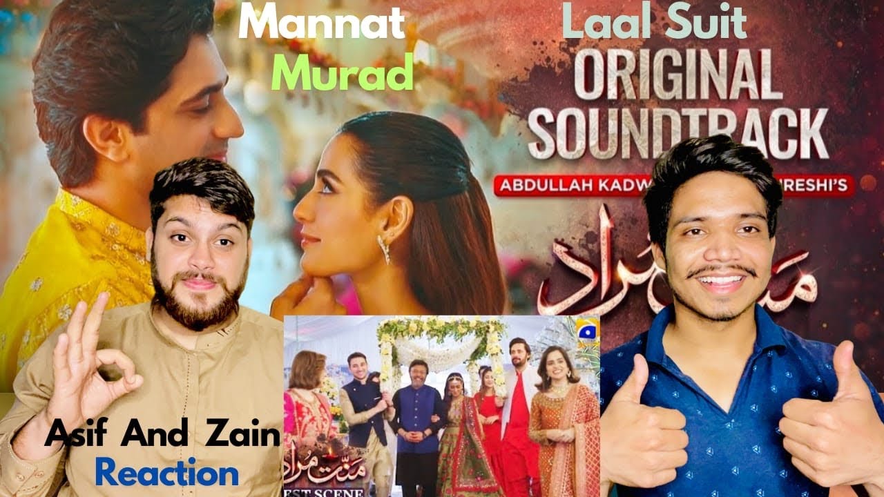 Zaim Raja 🇮🇳 INDIAN REACTION ON LAAL SUIT | MANNAT MURAD | OST | SARMAD QADER ...