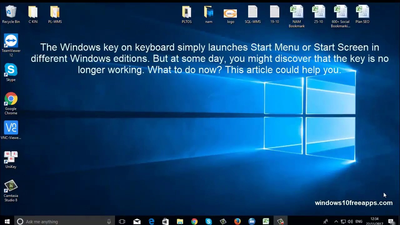 windows button on keyboard not working