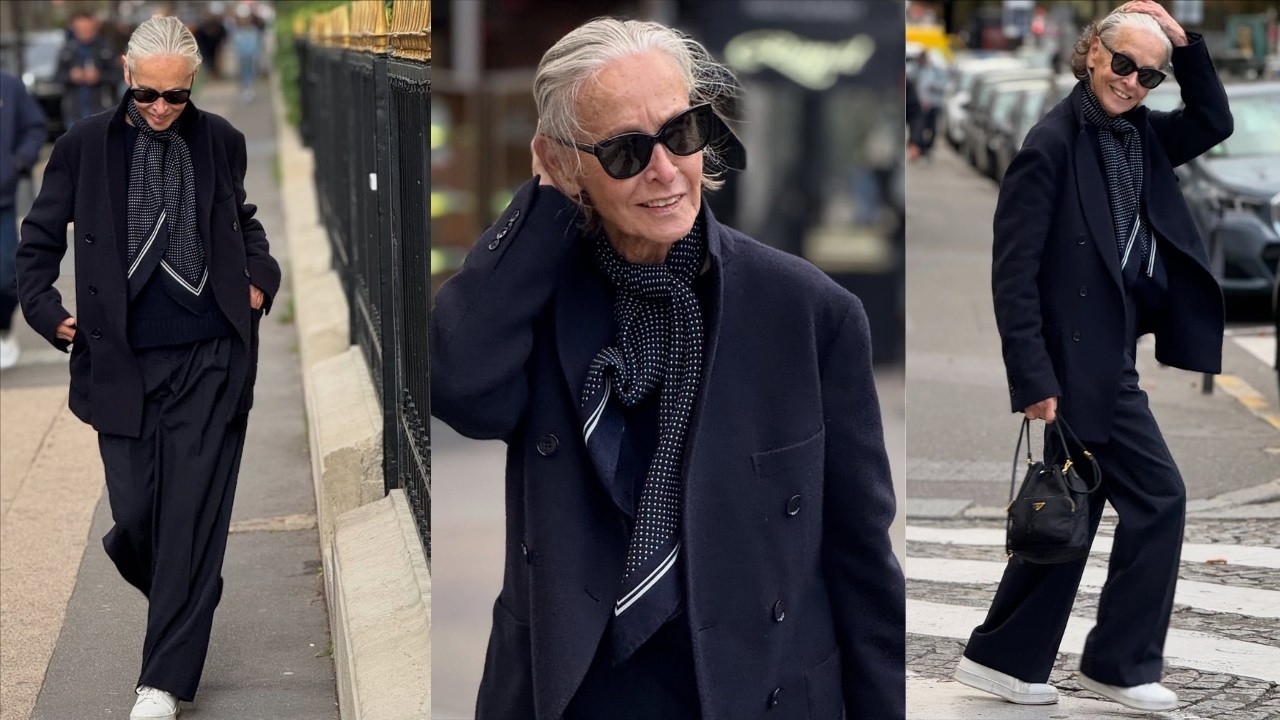 She’s 77 & Dresses Better Than Everyone With Just 7 Pieces