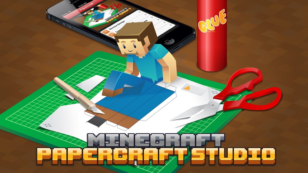 Minecraft Steve - 3D Printable Minecraft Steve Papercraft Template