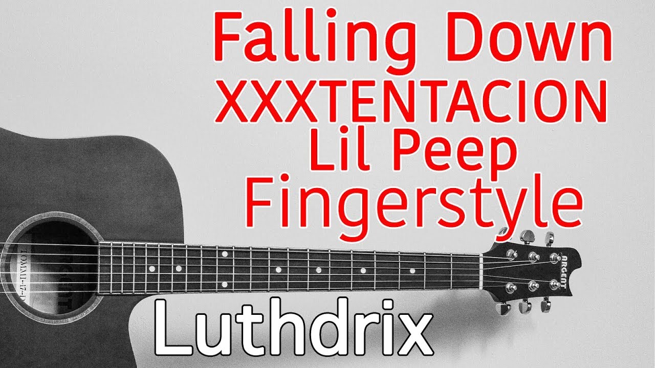 Falling Down Lil Peep Guitar Tutorial