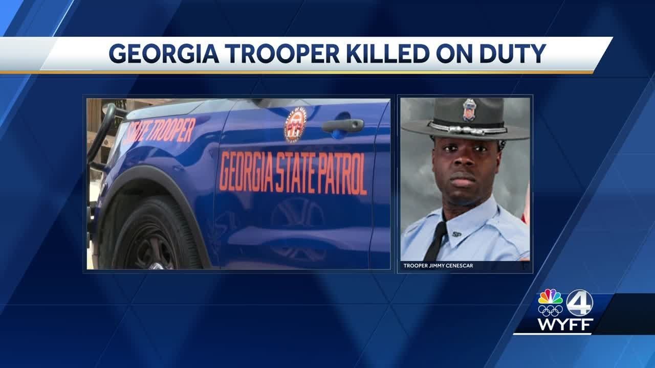 Georgia trooper killed in line of duty - YouTube