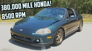 380,000 Mile F20B Honda Del Sol Review!  The Hairdresser's Car or Manly Targa?