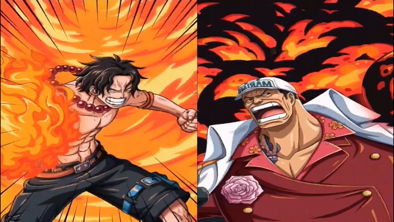 Optc Ace Vs Akainu Special Move Production And Vs Production Youtube