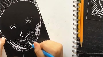 SDMA Art Tutorials | Self Portrait: A Drawing Activity Using Etching Techniques