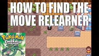 grænseflade Dripping Nordamerika Where to Find the Move Relearner in Pokemon Emerald/Ruby/Sapphire - YouTube