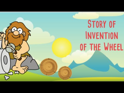 How did early humans invent the wheel?