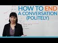 Polite Conversation Endings Quiz
