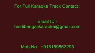 Video thumbnail of "Sonar Akhore Lekha - Karaoke - Bappi Lahiri"