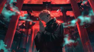 SUKUNA RED SHRINE TORII JUJUTSU KAISEN 4K LIVE WALPAPPER