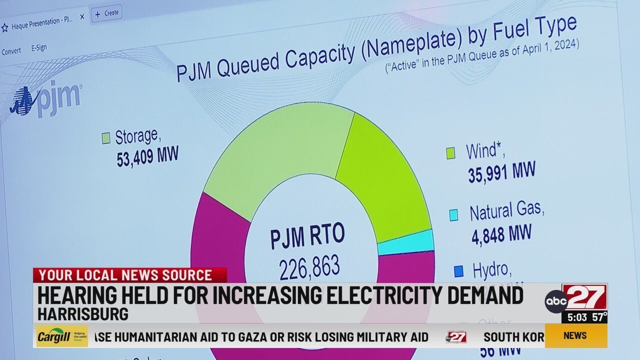 Hearing held for increasing electricity demand