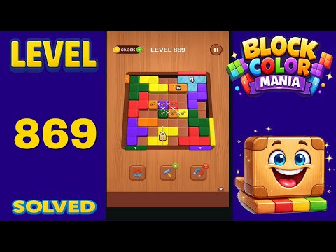 Block Color Mania – Level 869 | Fast & Clean Solution