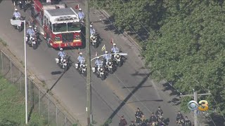 Procession, Memorial Service Held For Philadelphia Firefighter Eric Gore